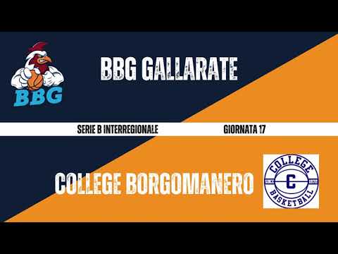 BBG Gallarate-College Borgomanero Serie B Interregionale giornata 17