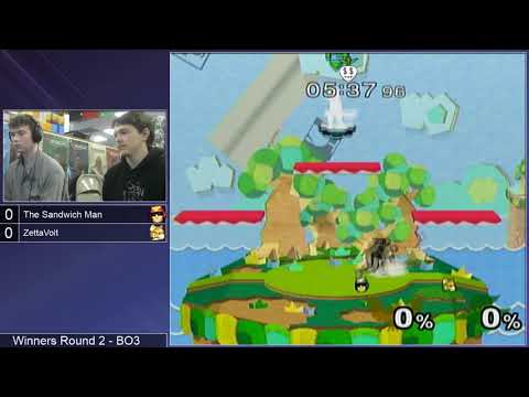 GSS 106 SSBM - The Sandwich Man (C. Falcon) vs. ZettaVolt (Fox) - Melee WR2