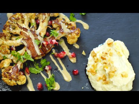 Cauliflower Steak Recipe with Cauliflower Mash | Calm Kitchen