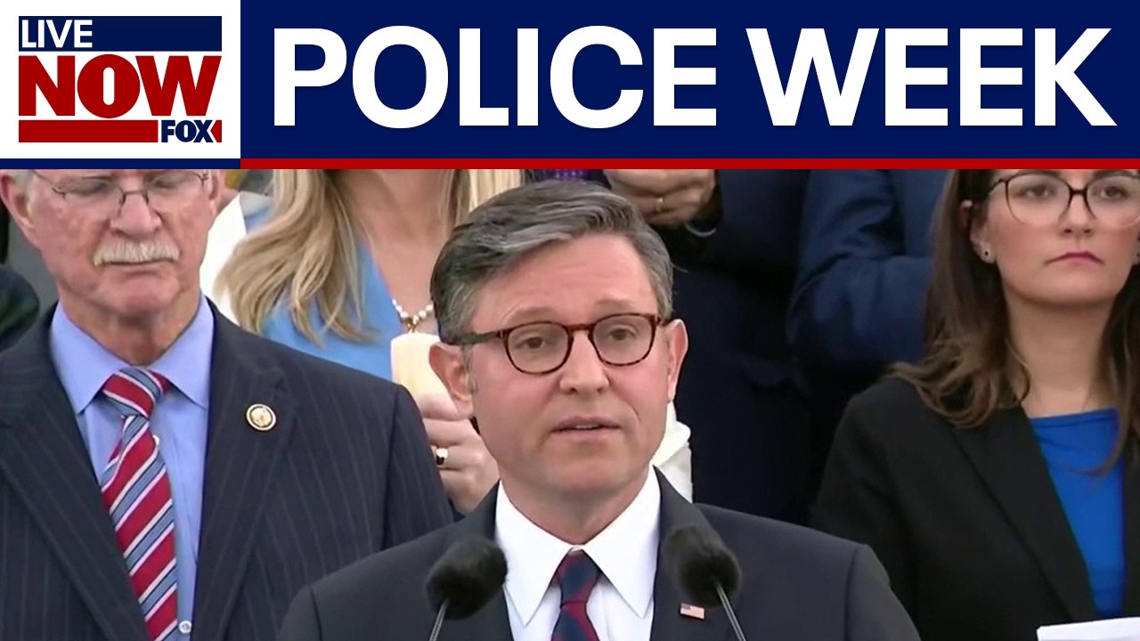 WATCH: Speaker Johnson honors fallen officers during National Police Week
