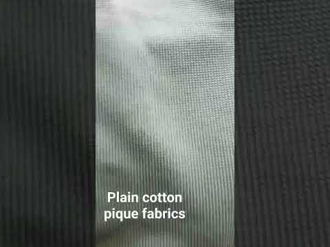 Plain Cotton Pique Fabric