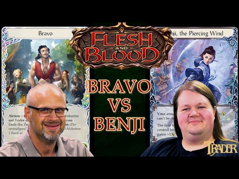 Flesh and Blood deutsch | Stream Blitz Deck Duell 2 | Bravo VS Benji | Trader | Tutorial Match 2023