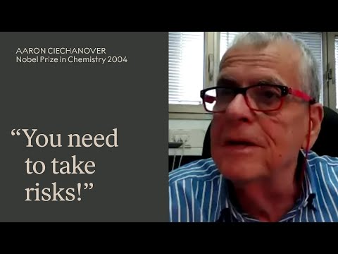 Aaron Ciechanover, Nobel Prize in Chemistry 2004: “You need to take the unpaved road”