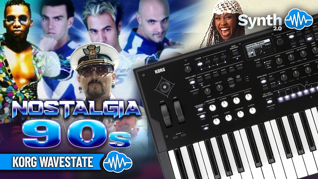 DRS032 - Nostalgia 90 - Korg Wavestate / mkII / Se / Native ( 24 performances ) - Video Preview 1