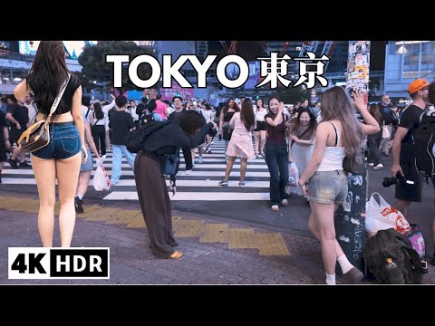 4K HDR Tokyo Street Walk through Omotesando, Shibuya (渋谷) | Japan Walking Tour