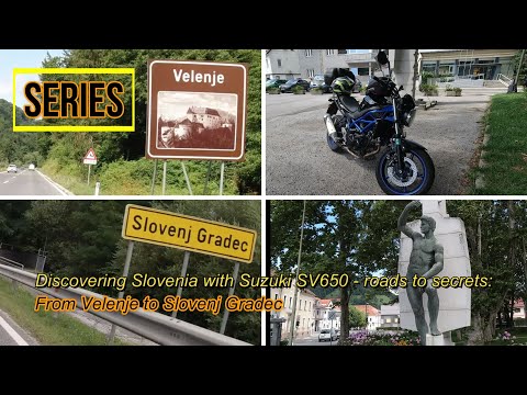 Discovering Slovenia with Suzuki SV650 - roads to secrets: From Velenje to Slovenj Gradec