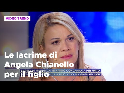 Le lacrime di Angela da Mondello per il figlio