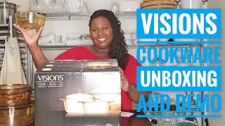 VISIONS Cookware Unboxing and Demo | Product Review