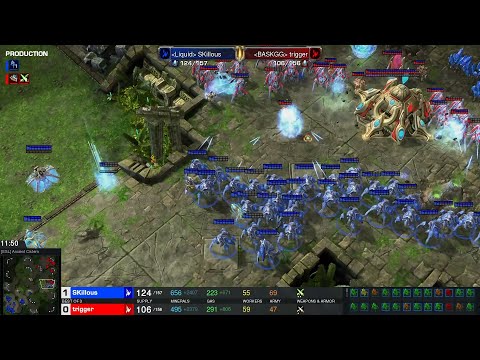 Starcraft II HomeStory Cup XXIII 2023 Jun30 SKillous(P) v trigger(P) Game 1  - [ESL] Ancient Cistern