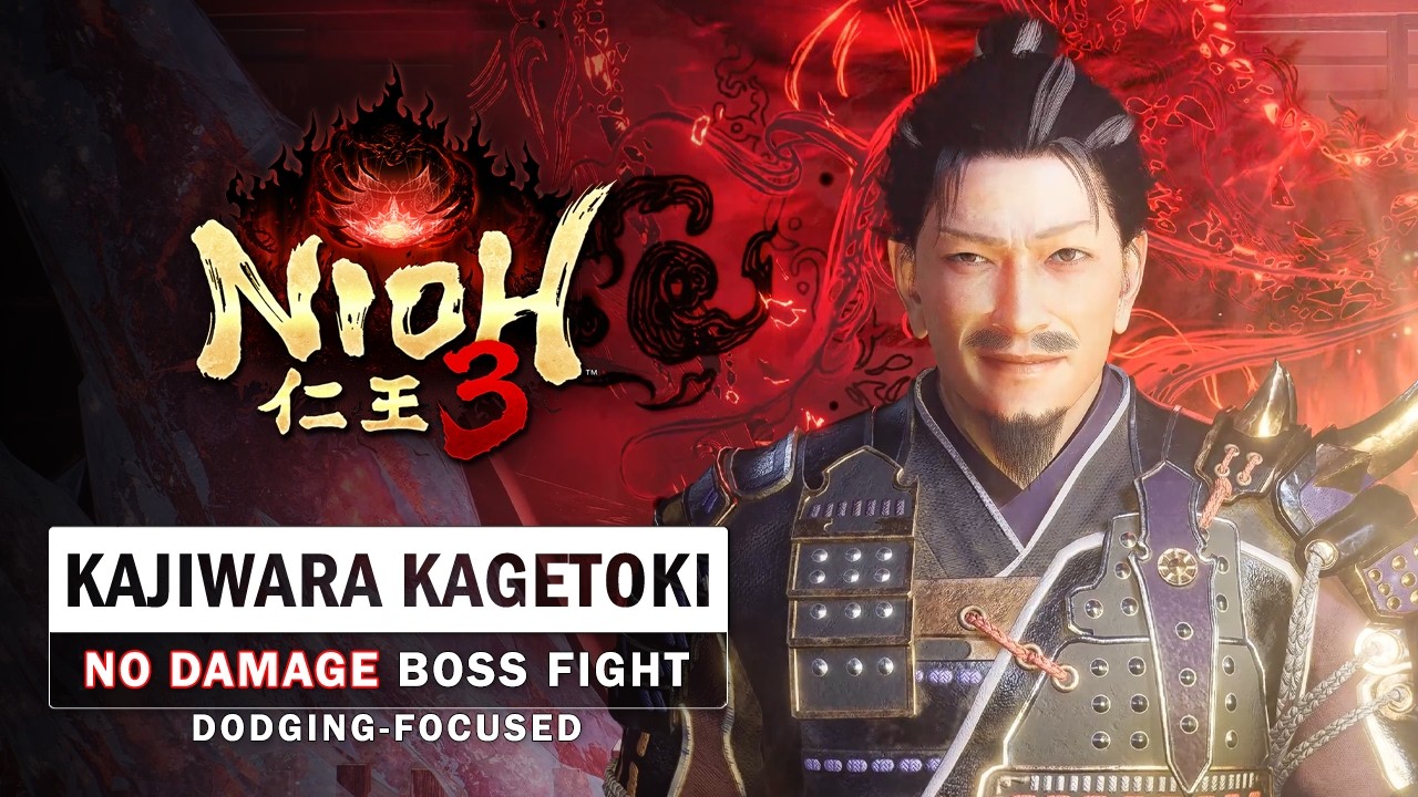 Nioh 3 - Kajiwara Kagetoki Boss Fight (No Damage)