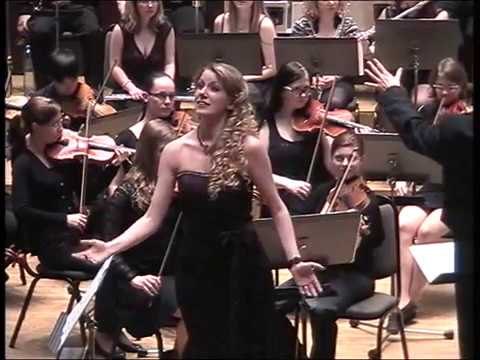 Nikola Uramová - aria Rusalka "Měsíčku na nebi hlubokém"