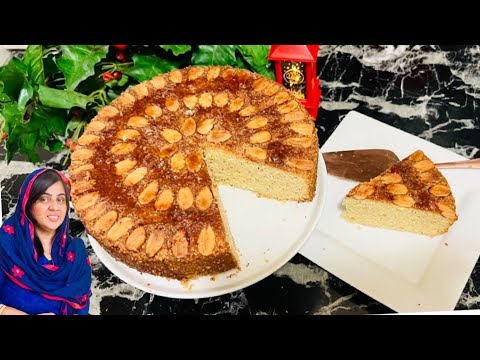ALMOND CAKE | BAKERY STYLE ALMOND CAKE | EID SPECIAL#almondcake