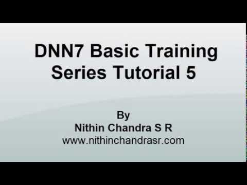 DotNetNuke(DNN) 7 Basic Training Series - Tutorial 5 | SEO,Title,Meta Description,Meta Keywords