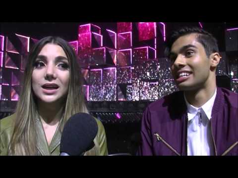 Melodifestivalen 2016 Final: Interview with The Hosts Gina Dirawi and William Spetz (2016-03-10)