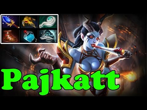 Dota 2 - Pajkatt Plays Queen of Pain - DreamLeague Season 4 Gameplay