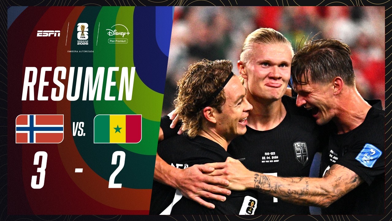 HAALAND IMPARABLE: OTRO DOBLETE PARA CLASIFICAR A NORUEGA | Noruega 3-2 Senegal | RESUMEN | M43