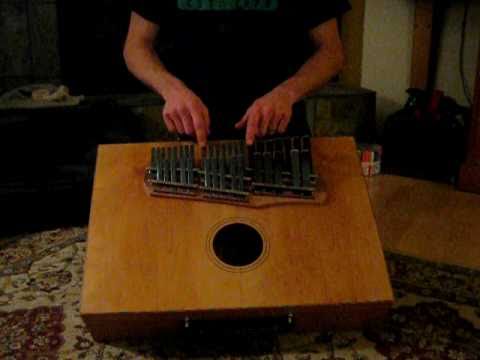 3-octave Cherry chromatic Marimbula by JBH Percussion