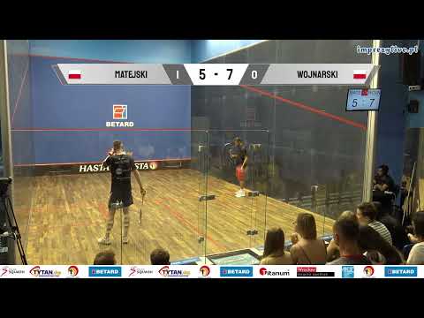 Tomasz Matejski - Marek Wojnarski - BETARD Indywidualne Mistrzostwa Polski w Squasha 2023