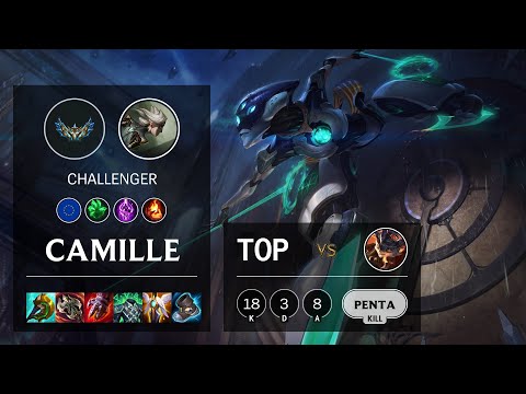Camille Top vs Rumble - EUW Challenger Patch 12.2