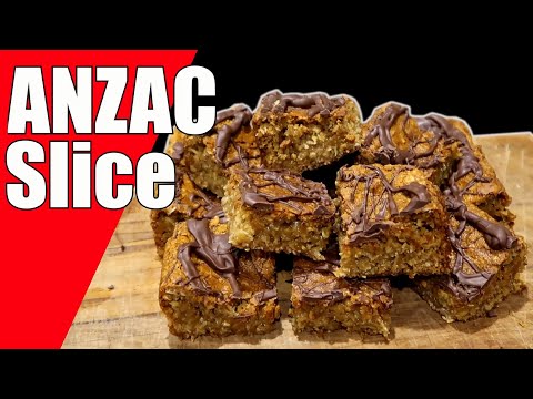 ANZAC Slice Recipe / How to Make ANZAC Slice