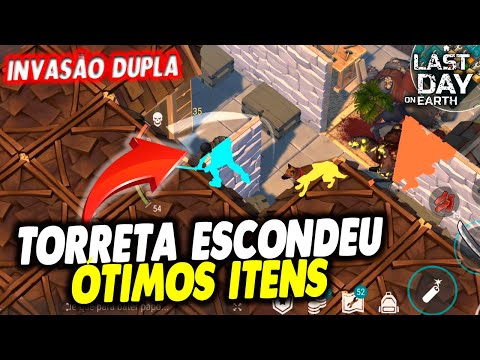TORRETA ESCONDEU ÓTIMOS ITENS NA INVASÃO DUPLA - Last Day On Earth