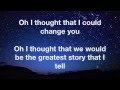 I Don't Wanna Love Somebody Else - A Great Big World (Lyrics)