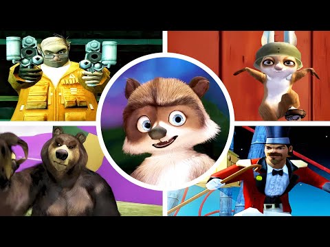 Over The Hedge - All Bosses & Ending