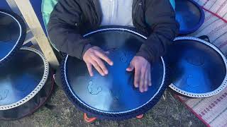 D major frog drums #handpan #steeldrum #tankdrum #steeltonguedrum #percussion #hang #ravvast #vibes
