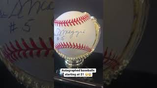 Autographed Baseball Memorabilia | San Diego Combined Assets Estate Sale #shorts