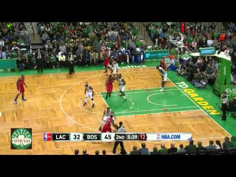 Jeff Green blocks Matt Barnes and Blake Griffin 2/3/2013 - [HD]