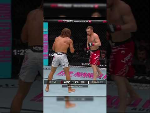 VINTAGE PETR YAN BOXING 🥊YAN VS MCGHEE #ufc #ufcfightnight #petryan #fight #marcusmcghee #mma