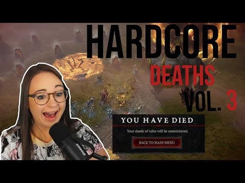 Streamers Dying in Diablo 4 hardcore Volume 3