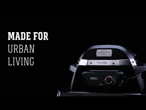 Гриль для балкона электрический Weber Pulse 1000 компактный бытовой, барбекю электрогриль - фото 2 - id-p2391049509
