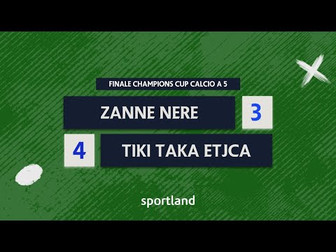 HIGHLIGHTS • Finale Champions Cup Calcio a 5 - Zanne Nere vs Tiki Taka Etjca
