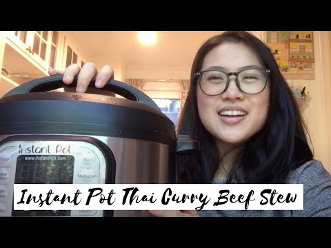 Instant Pot Dump-n-Go Thai Curry Beef Stew | no prep...