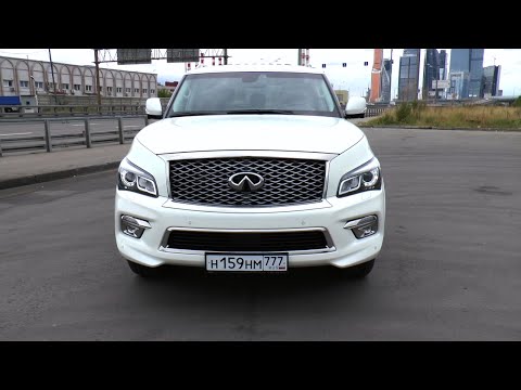 Тест драйв Infiniti QX80 2015 + разгон 0-150 (Подробный обзор)