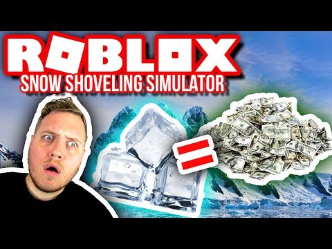 INDTAGER ISBJERGET!! 🤑❄🤑 :: Snow Shoveling Simulator Ep. 7  - Dansk Roblox