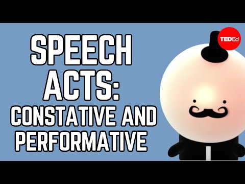 Speech acts: Constative and performative - Colleen Glenney Boggs
