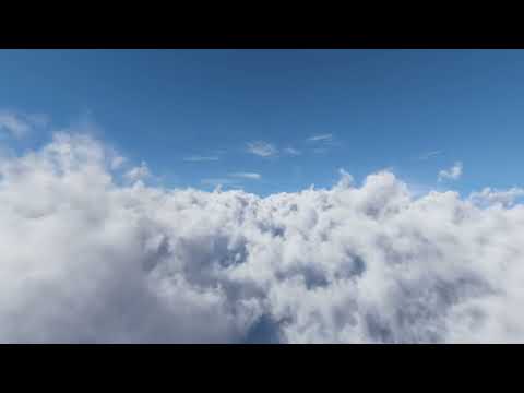 Футаж Облака Полёт Через Облака 02