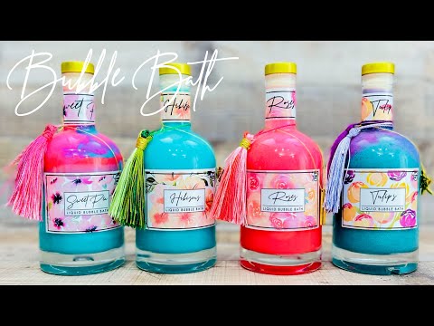 Bagnoschiuma liquido fai da te! La migliore ricetta per il bagnoschiuma - 2 ingredienti!