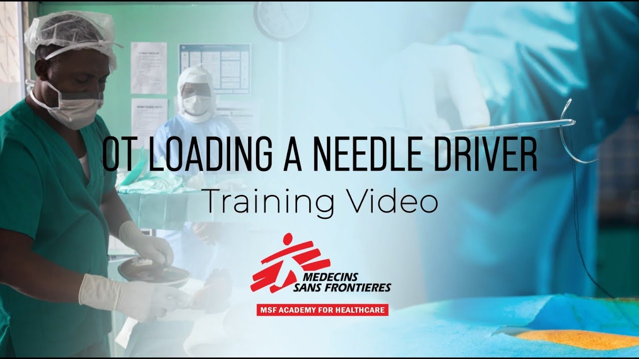 Loading and Passing a Needle Driver - Learning video for Operating Theatre care providers