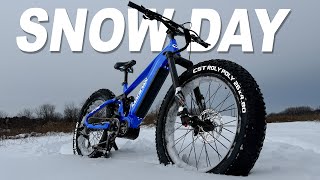 First Ride: Magician Atlas Fat Tire Bike in Deep Snow