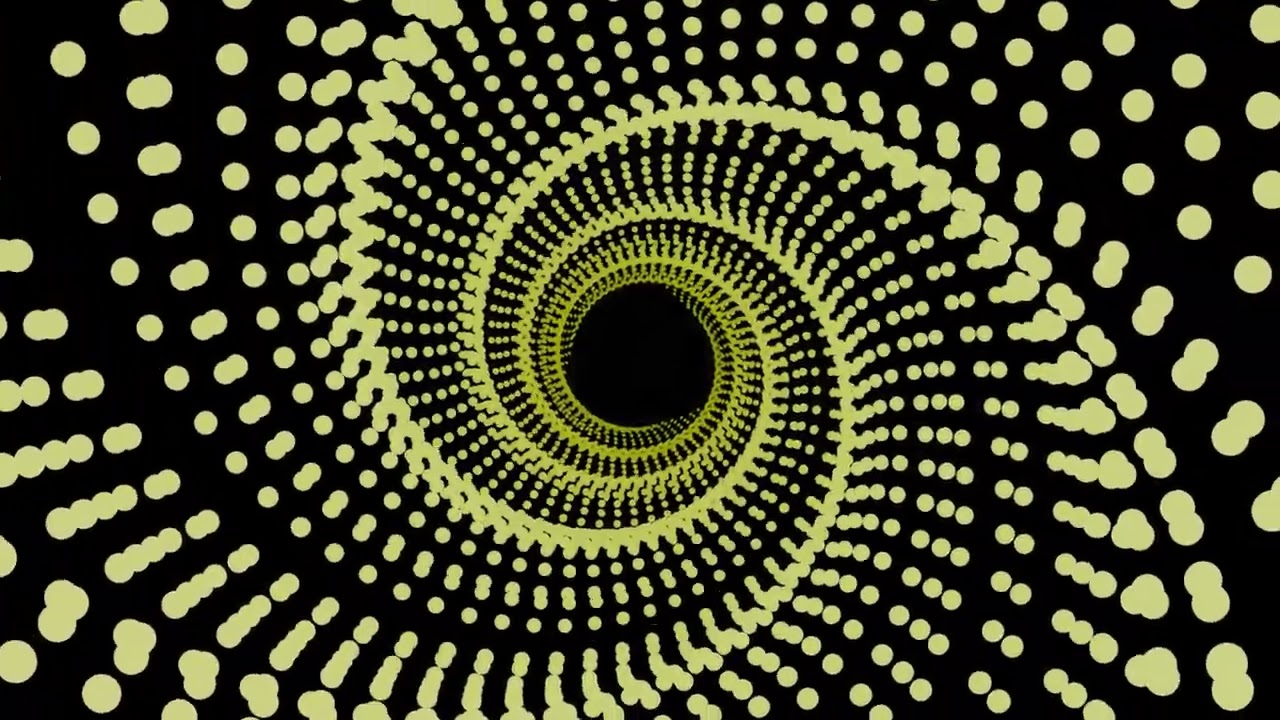 Sci fi futuristic circular dots hi tech rotating tunnel background, sci fi colorful dots tunnel back