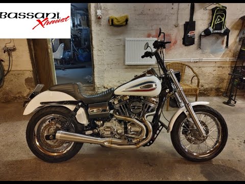 Bassani Road Rage 3 2-1 exhaust sound Harley Davidson Dyna