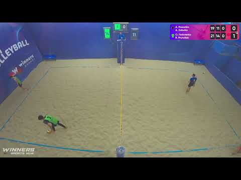 10:30 A. Pasazhin / A. Zabuha - O. Fedorenko / R. Prytuliak 29.11.2022 | Winners Beach Volleyball