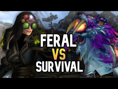 Feral vs Survival (Snupy vs Flaffiduck) - WoW Duels BFA 8.3