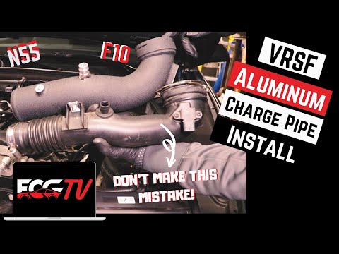 BMW F10 N55 Aluminum Charge Pipe Install