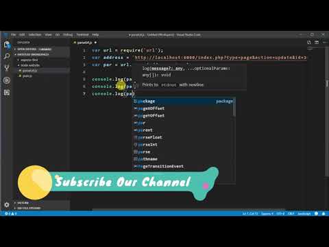 Nodejs Parse Url With Query String