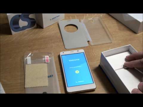 Unboxing deutsch Landvo XM200 Pro Smartphone unter 100 Euro 5" IPS QuadCore 2GB, 16GB Android 6