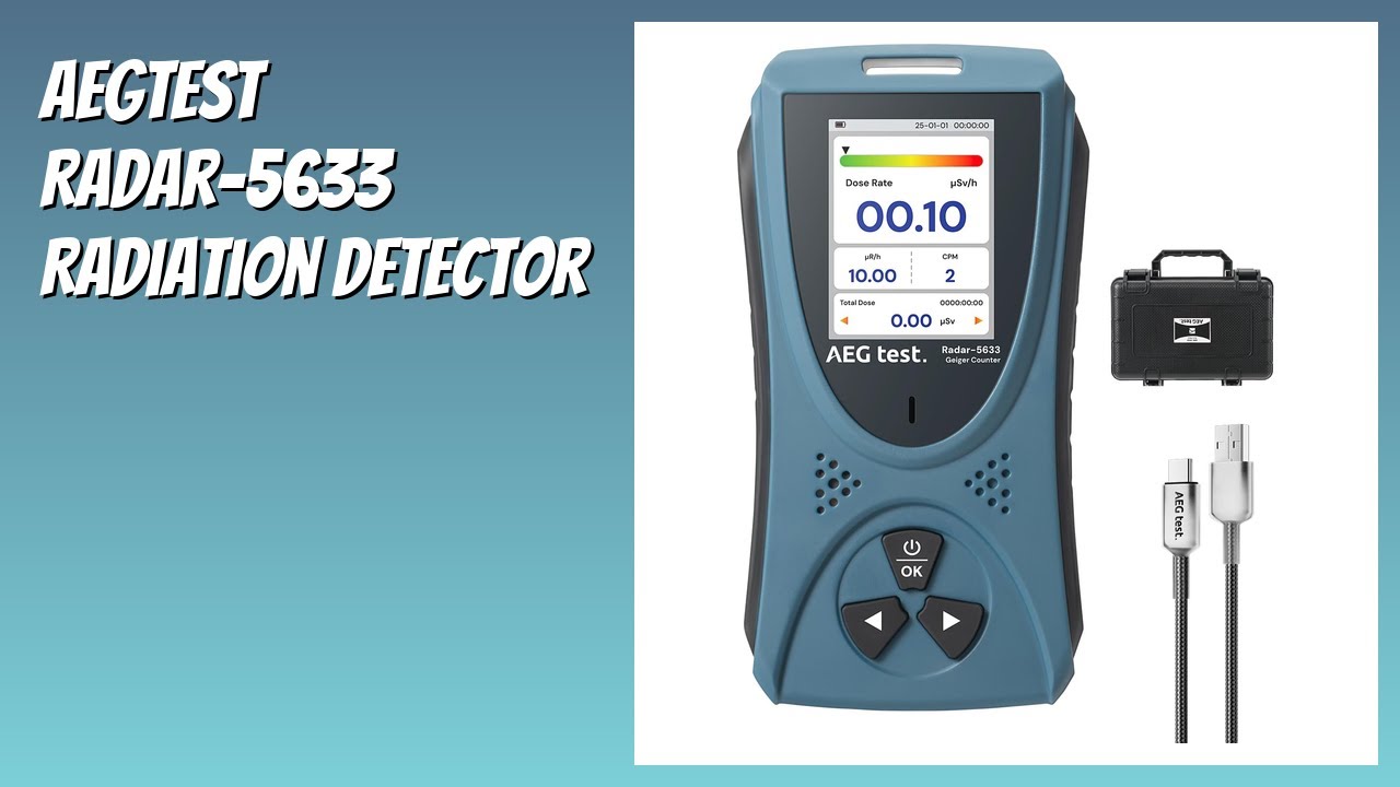REVIEW (2026): AEGTEST Radar-5633 Radiation Detector. Features